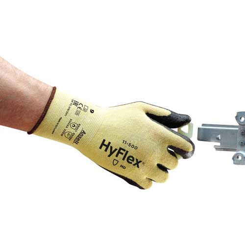 アンセル 耐切創手袋 ハイフレックスCR 11-500 M 11-500-8