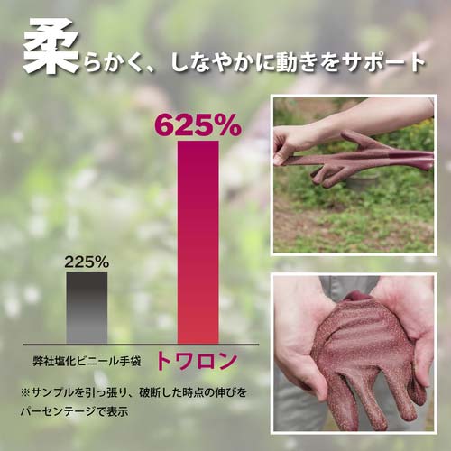 トワロン 天然ゴム手袋 L 151-L