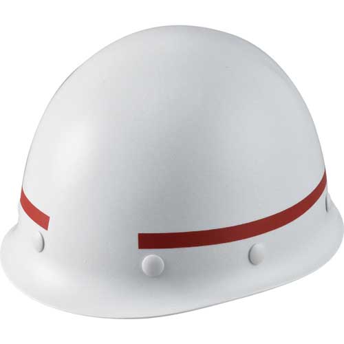 緑十字 ヘルメット用ラインテープ 赤 HLM-B(小) 10幅×700mm 10本組 無