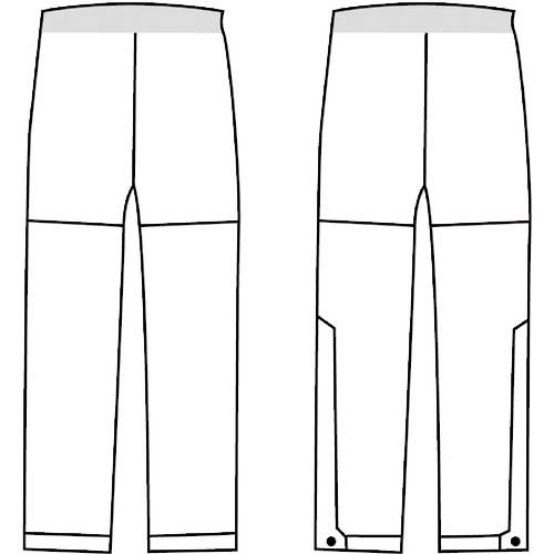 アイトス ディアプレックス レインパンツ チャコール M 56302-014-M