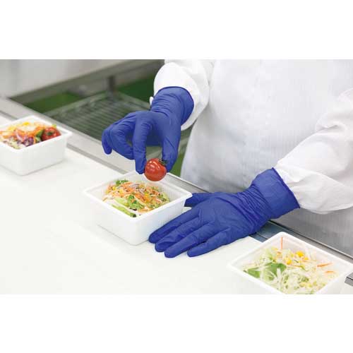 クレシア プロテクガード ダークブルー ニトリルグローブ XSサイズ 100枚入 69340