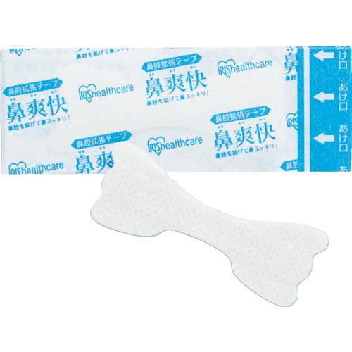アイリスオーヤマ 527162 鼻腔拡張テープ 透明 (50枚入) BKT-50T
