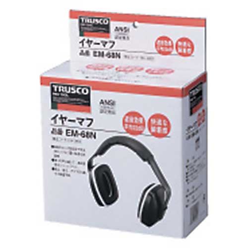 TRUSCO イヤーマフ オールプラスチック EM-68N