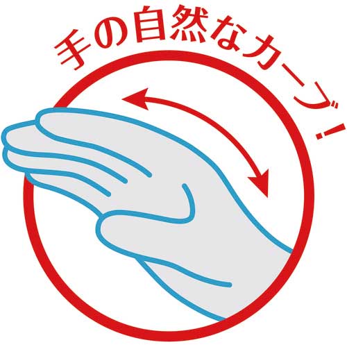 SHOWA 塩化ビニール手袋 ナイスハンドミュー中厚手片手右1本 ピンク Mサイズ NHMICK-R