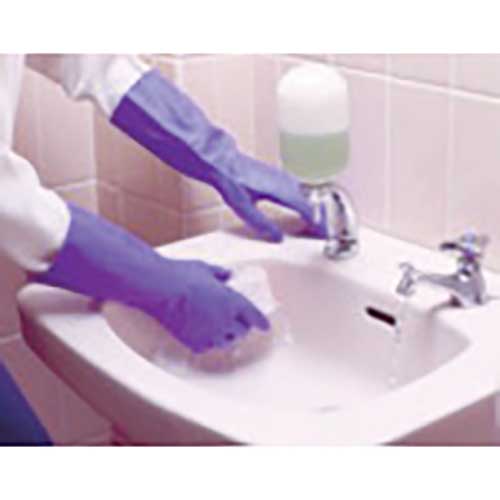 SHOWA 塩化ビニール手袋 簡易包装ビニール厚手10双入 ピンク Mサイズ NO132-MP10P