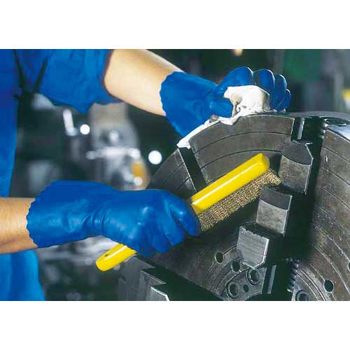 SHOWA 塩化ビニール手袋 No181ブルーフィット(薄手) Mサイズ NO181-M