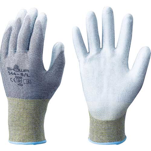 SHOWA 耐切創手袋 No544 ケミスターパームFS グレー Sサイズ NO544-S