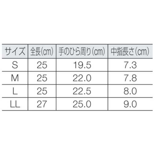 SHOWA 塩化ビニール手袋 No610ニュービニローブ オレンジ Lサイズ NO610-L