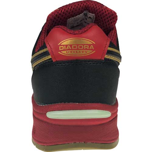 【廃番】ディアドラ DIADORA 安全作業靴 ピーコック 黒 24.0cm PC22-240