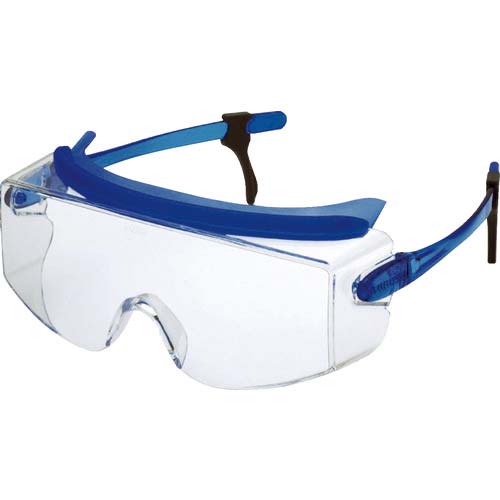 YAMAMOTO 保護メガネ 一眼型セーフティ オーバーグラス ブルー SN-737 BLU