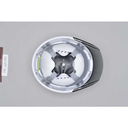 DIC 透明バイザーヘルメット SYA-CV 帽体色イエロー バイザー色スモーク SYA-CV-SFE-KP-Y/S