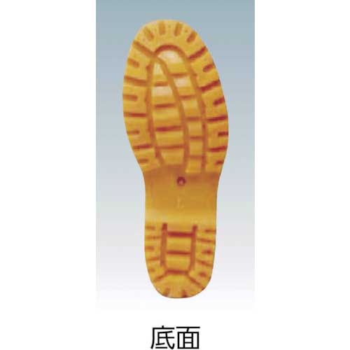 TRUSCO ナイロン胴付長靴 M 25.0cm TNW-250