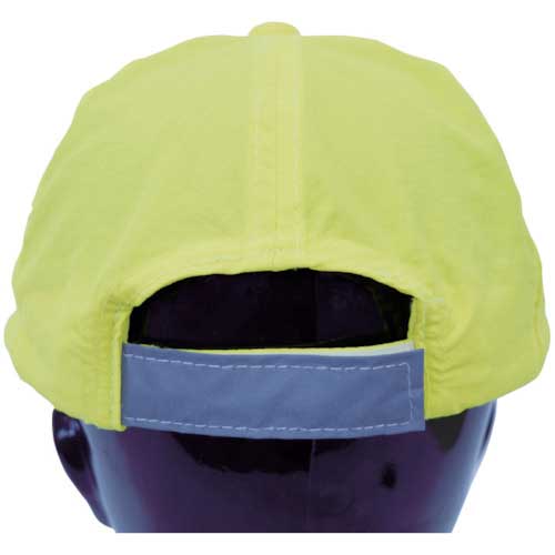 TRUSCO 反射テープ付帽子 蛍光イエロー TSC-Y