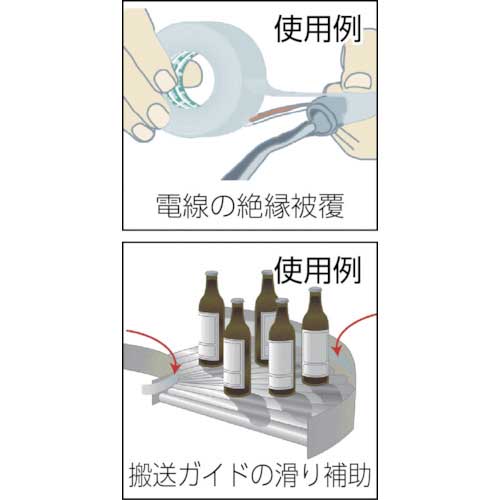 chukoh フッ素樹脂フィルム粘着テープ ASFー110FR 0.13t×100w×10m ASF110FR-13X100