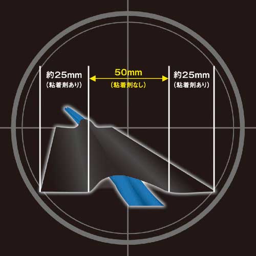 パイオラン 仮設コード固定用テープ ブラック CK-06-BK