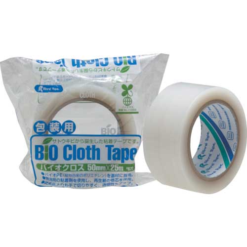 【廃番】リンレイテープ 包装用バイオクロステープ EF672 50×25 EF672-50X25