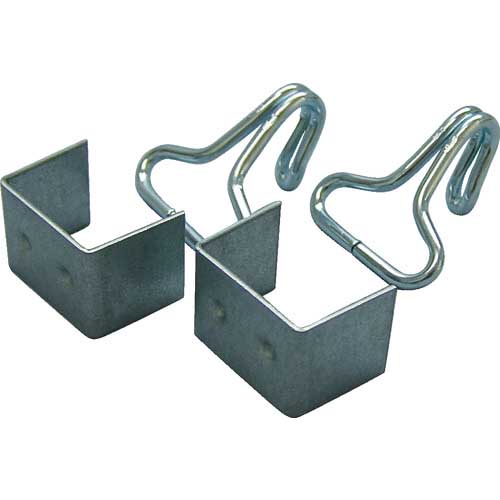 ユタカメイク 金具 ゴムロープ金具 20mm用二本線カギフック コの字金具 GA-10