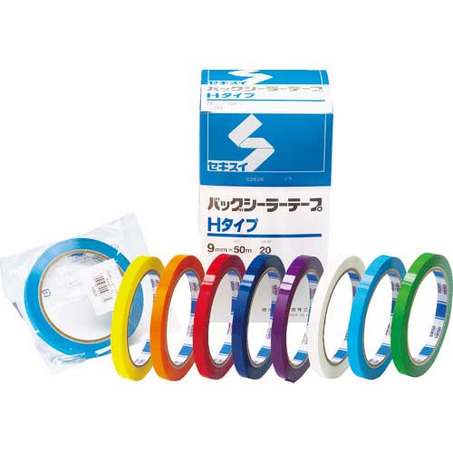 積水 バッグシーラーテープHタイプ 青 9×50 P802A01
