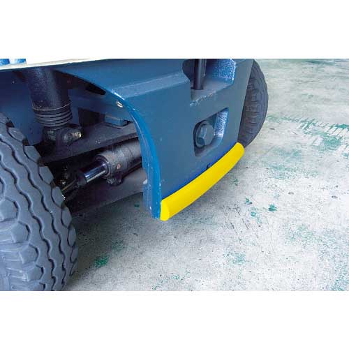 TRUSCO 安心クッション かまぼこ型 1本入り ブラック TAC-111