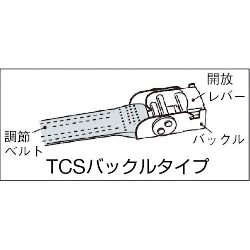 TRUSCO TCSバックルベルト荷締機幅25mmX長さ5m TC25-2005