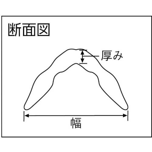 TRUSCO L型角養生材 2本入 50mmX1.7m TLHK-50