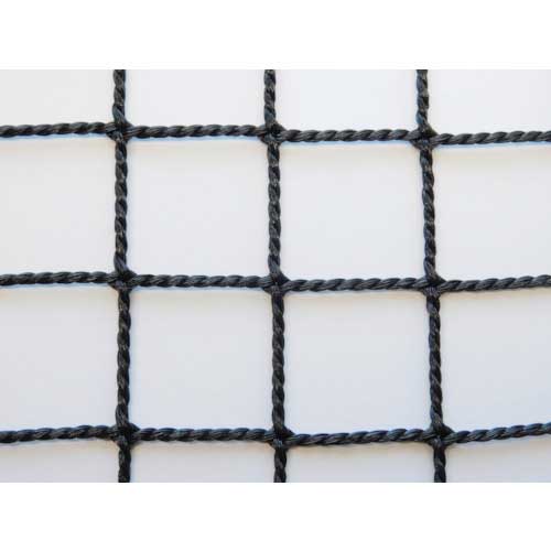 TRUSCO 多目的ネット(絞り紐付)目合25mm 3.6X5.4m ブラック TN25