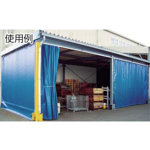 TRUSCO ターポリンシート ブルー 1800X3600 0.35mm厚 TPS1836-B