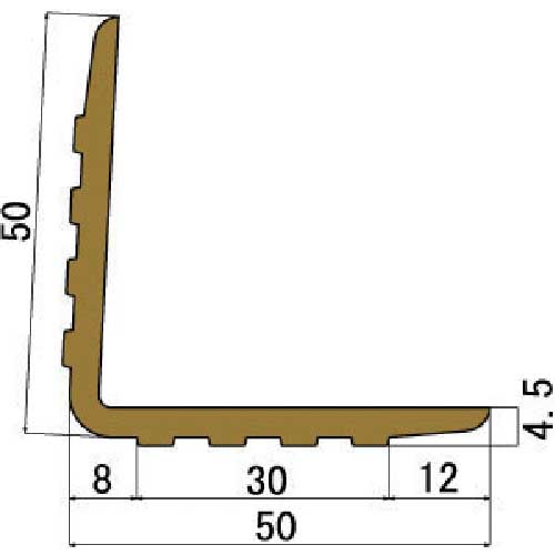 TRUSCO 軟質塩ビコーナーガード 幅50mmX長さ1.5m ホワイト TSEG-15-W
