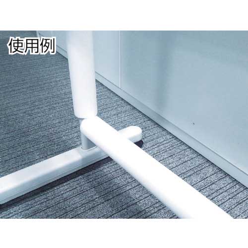 TRUSCO パイプ用保護カバー 内径61mm 外径81mm 長さ2m ホワイト TTP-6181W-2M