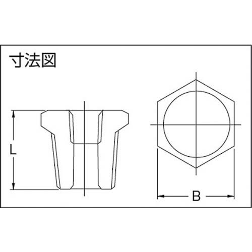 フジトク ブッシング BU 10A×8A 炭素鋼 BU-PT-10AX8A