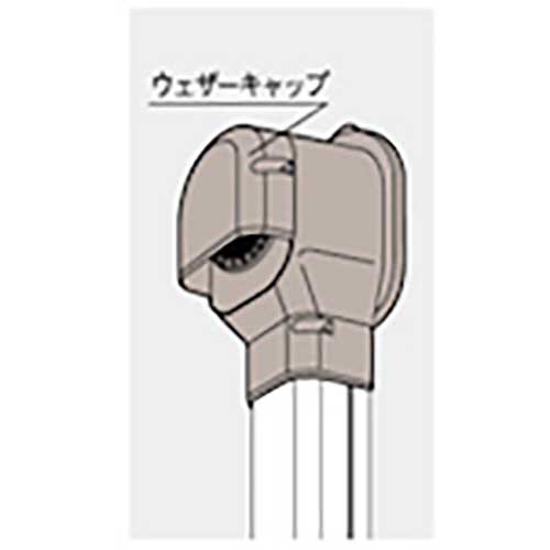 Panasonic 壁面取出しカバーPタイプ 排じん&換気機能付きエアコン用 アイボリー DAS2804W