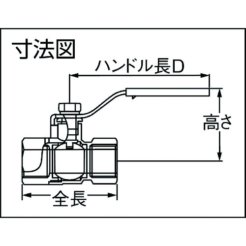 フジキン 黄銅製3MPaボール弁25A(1) DBV-13F