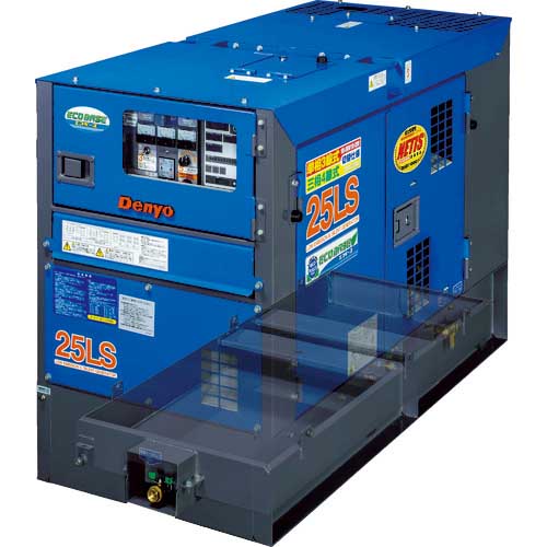 Denyo 防音型ディーゼルエンジン発電機(エコベース) DCA-25LSKE