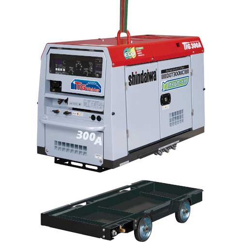 新ダイワ エンジンTIG溶接機(オイルガード付) DGT300MC-W