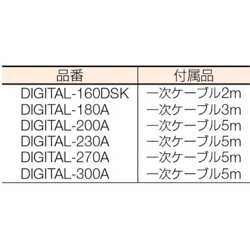 NICHIDO 直流溶接機 デジタルインバータ溶接機 三相200V専用300A DIGITAL-300A
