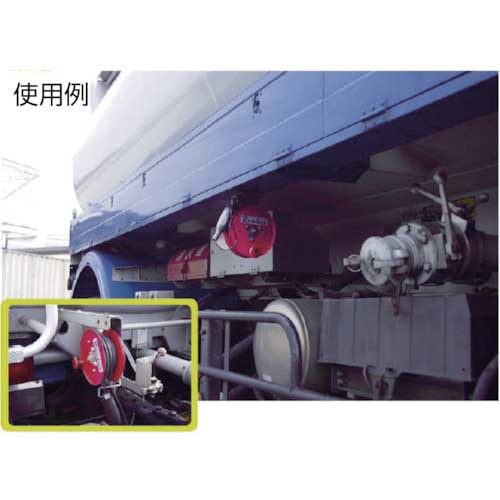 Reelex 手動巻アースリール 5.5SQ×10m 50Aアースクリップ付 ER-810M