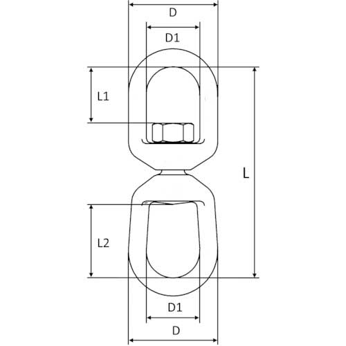 Crosby 両型スイベル G402-16