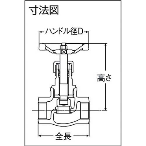 桑名金属工業 グローブバルブ汎用10K 3/4 HM10KSG-20A