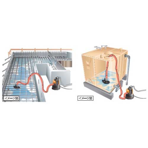 ツルミ 残水吸排水用スイープポンプ 50Hz LSP1.4S