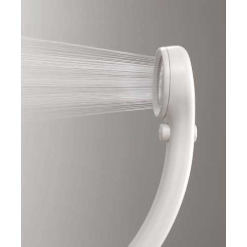 SANEI 節水ストップシャワーヘッド マットホワイト 手元ストップ レイニー G1/2 PS303-80XA-MW2