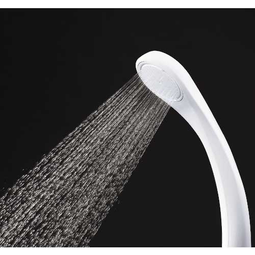 SANEI 節水シャワーセット アダプター付 ホワイト 節水25% PS321-CTA-MW2