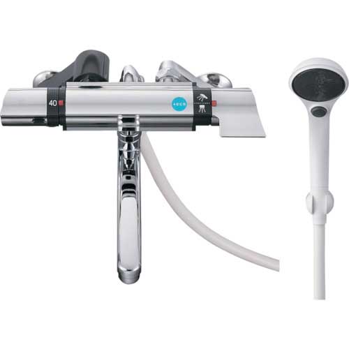 SANEI サーモシャワー混合栓 一般地用 手元ストップ 節水 ホース1.6m 日本製 SK18121CT2-13