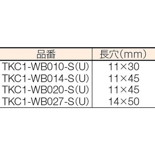 TRUSCO 配管支持用チャンネルブラケット 100型 スチール L100 TKC1-WB010-U