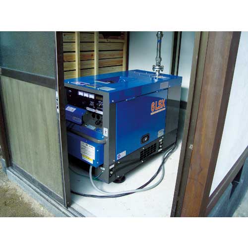 Denyo 防音型ディーゼルエンジン発電機 6.5/7.5kVA(50/60Hz) TLG-7.5LSK