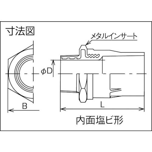クボタケミックス TSメタルバルブソケット TS-MVS 25 TSMVS25