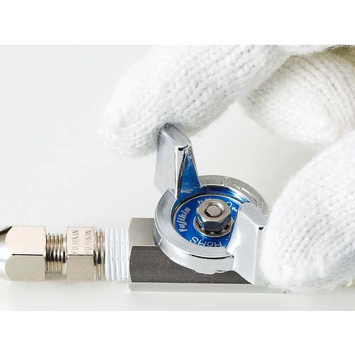 Fujikin ステンレス鋼製 3.92MPa ミニボール弁 8A(1/4) UBV-14B-BU-R