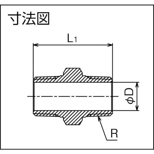 FLOBAL 六角ニップル(SCS13A) 04101006 V6N-08