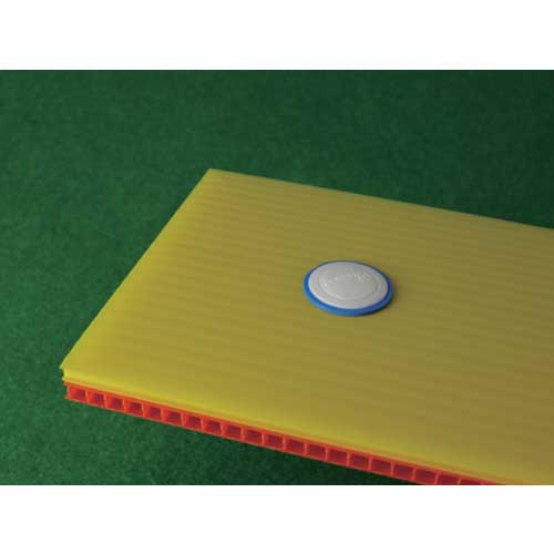 KUNIMORI ダンボールプラスチックコンテナ用オプション パンロックワッシャー Φ10 黒 63159-PLW10-BK