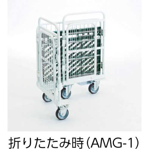 TRUSCO 折りたたみ式網台車 アミーゴカーゴ AG-2用中間棚 AMG-2Tの通販