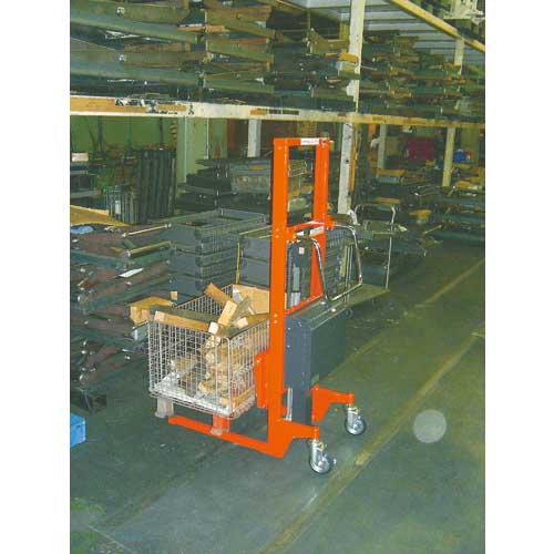 TRUSCO コゾウリフター フォーク式 H85-1503 電動昇降式 BEN-P150-12-5H